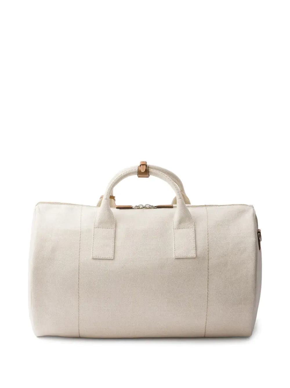 logo-embossed duffle bag