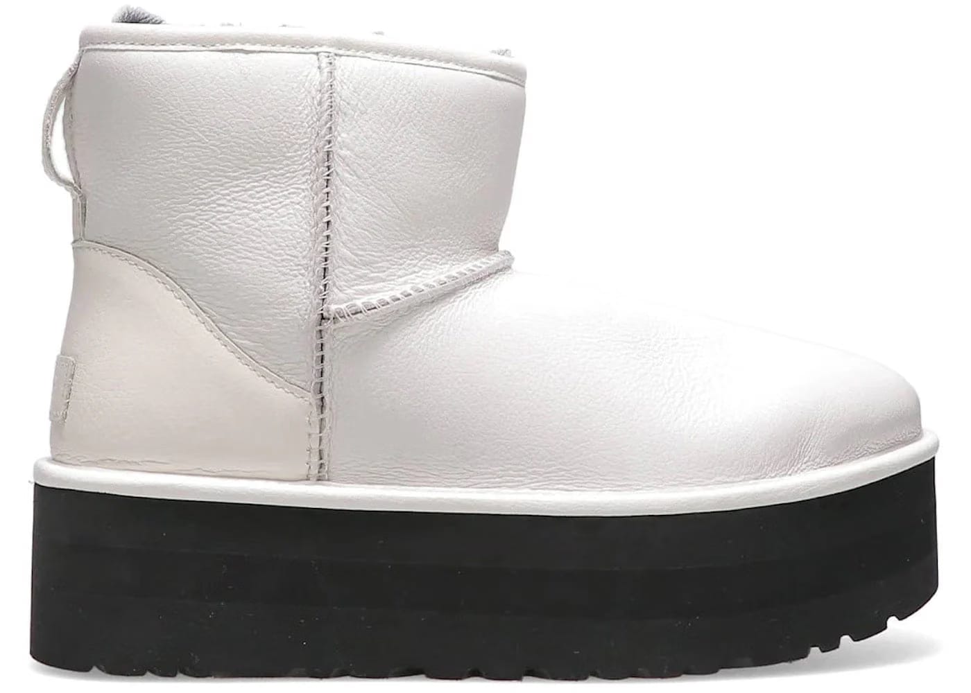 Ugg Classic Mini Platform Matte Boot Ultra Matte White Womens