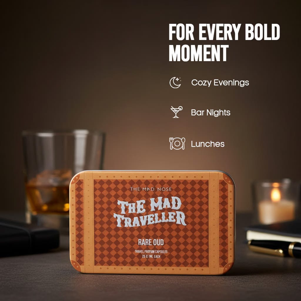 Rare Oud Travel Perfume Box - 25 Capsules
