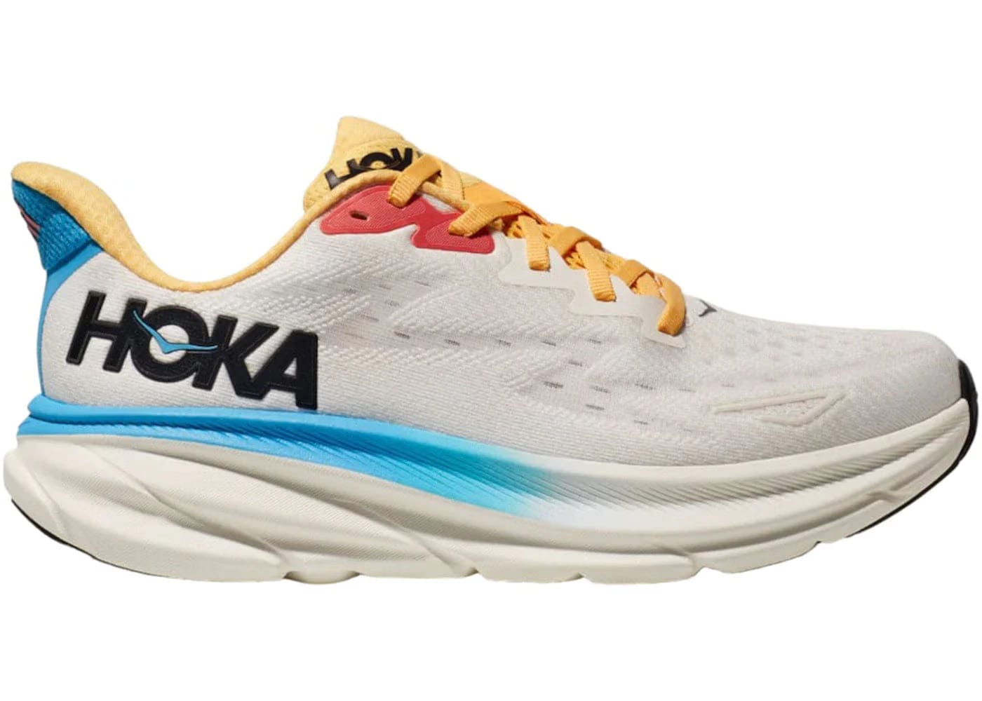 Hoka One One Clifton 9 Blanc De Blanc Swim Day Womens