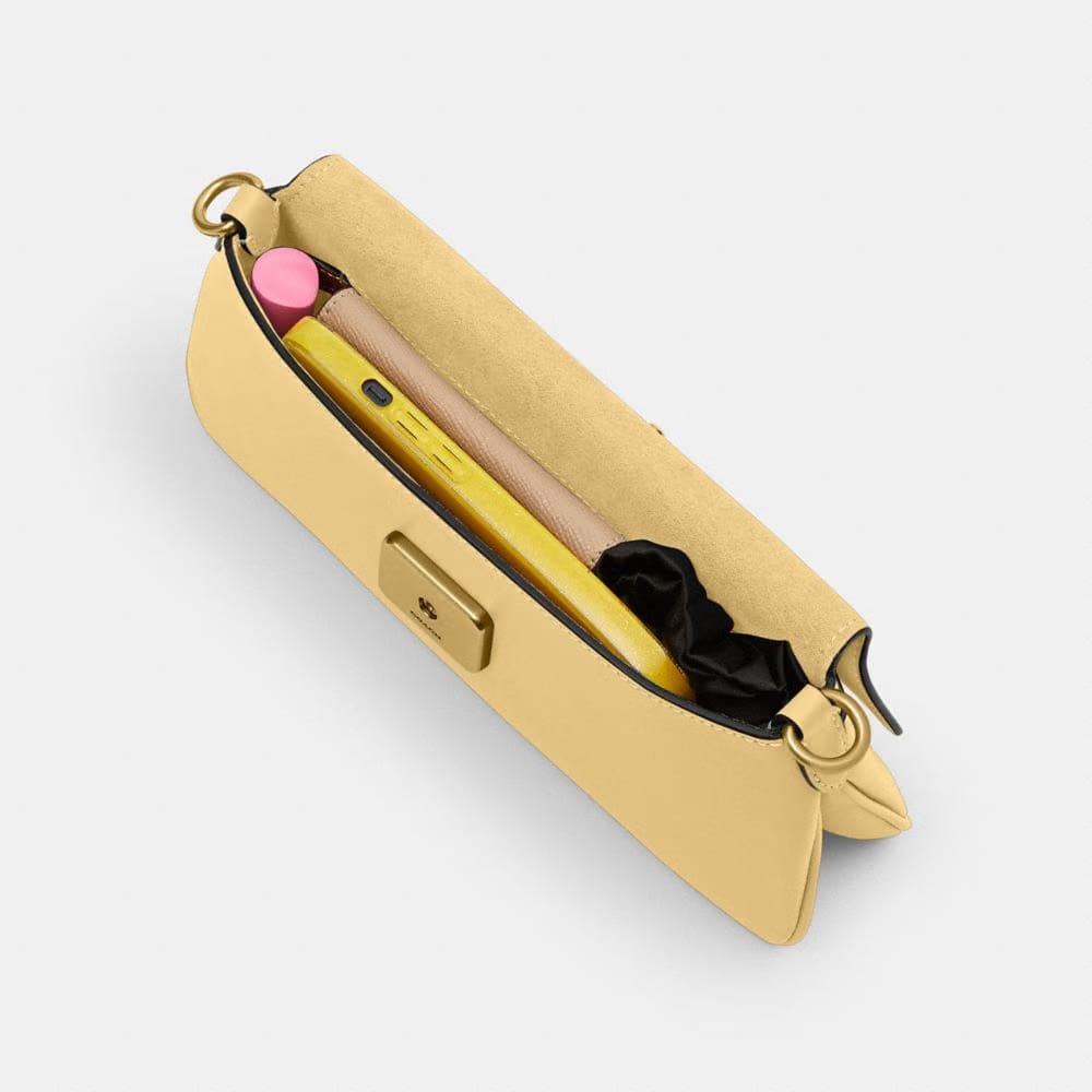 Coach Jet Shoulder Bag Brass Vanilla