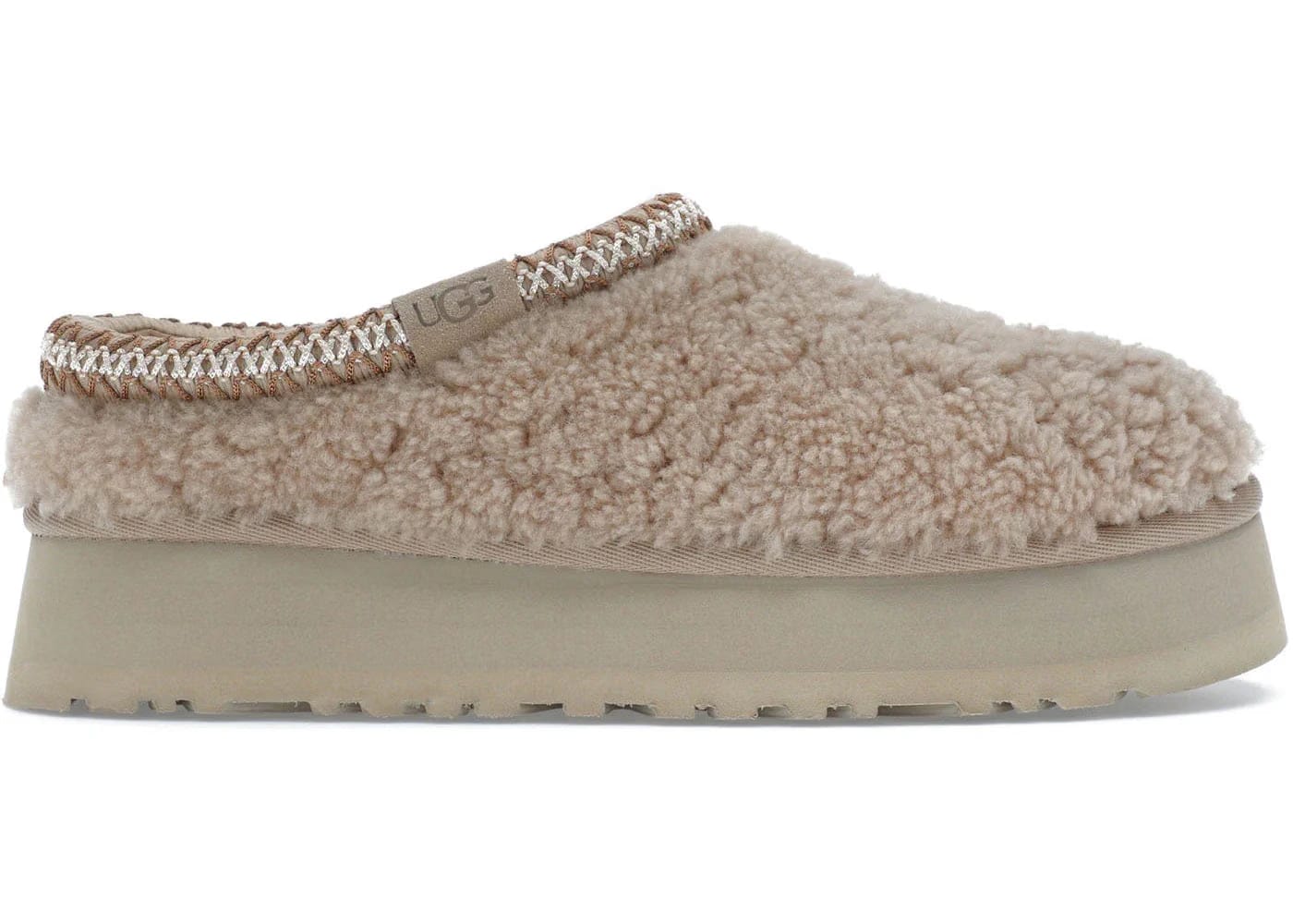 Ugg Tazz Slipper Maxi Curly Sand Womens