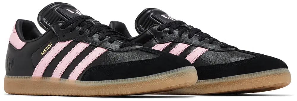 ADIDAS SAMBA MESSI BLACK GOLD METALLIC