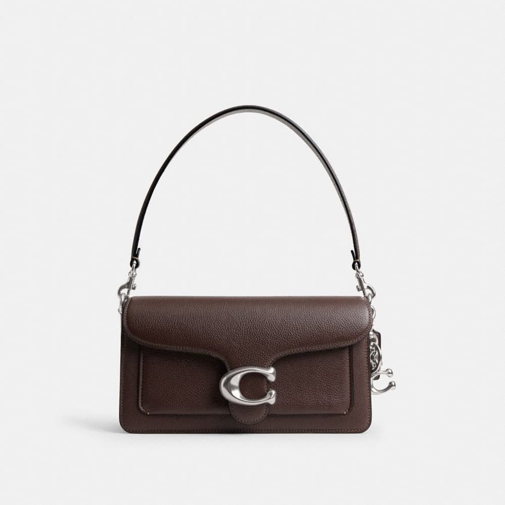 Coach Signature Bag Charm Silver