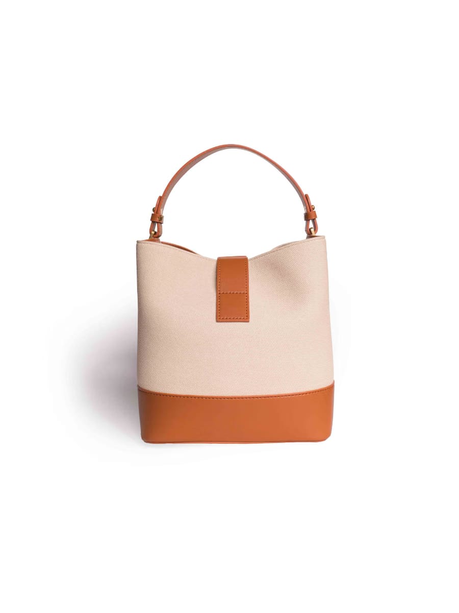 Sylvia - Ladies Leather Bucket Bag | Tan