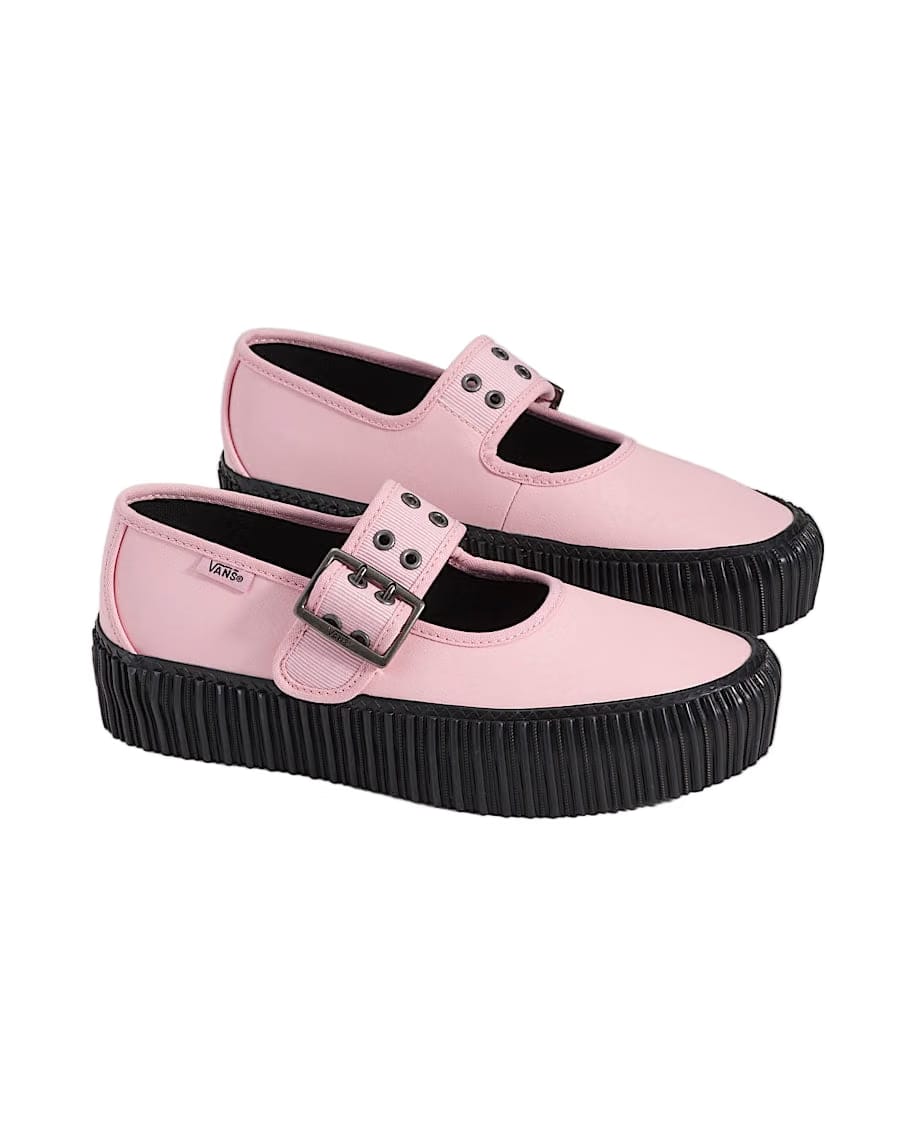Mary Jane Creeper Shoe Coral Blush Pink