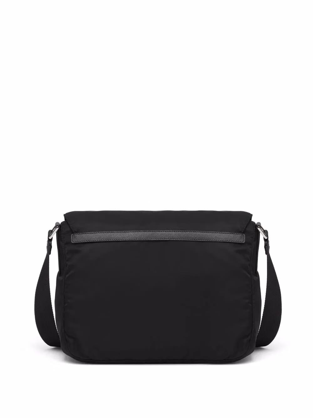 Re-Nylon triangle logo-plaque shoulder bag