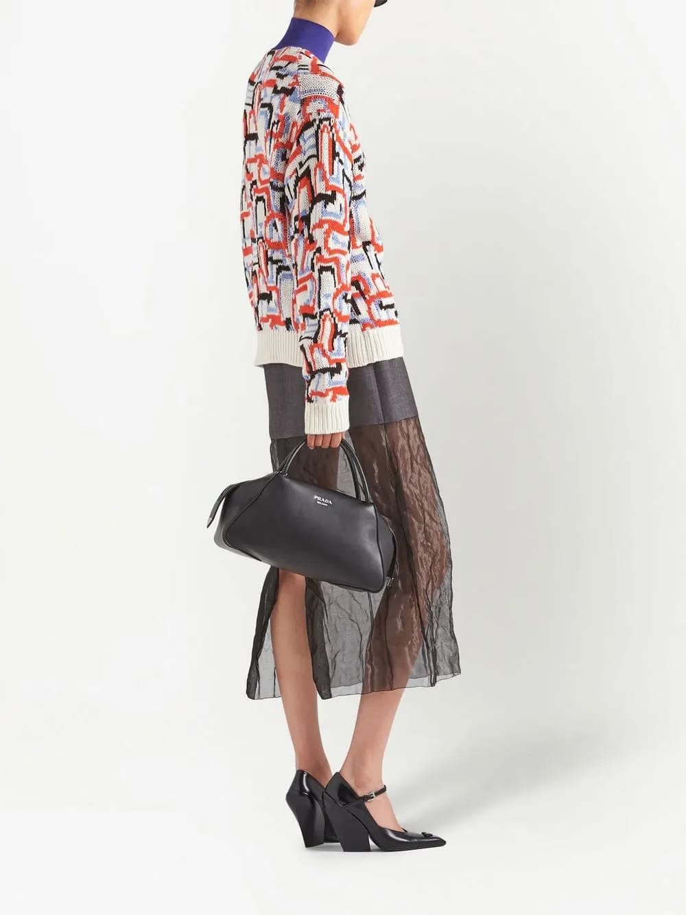 medium logo-embellished tote bag