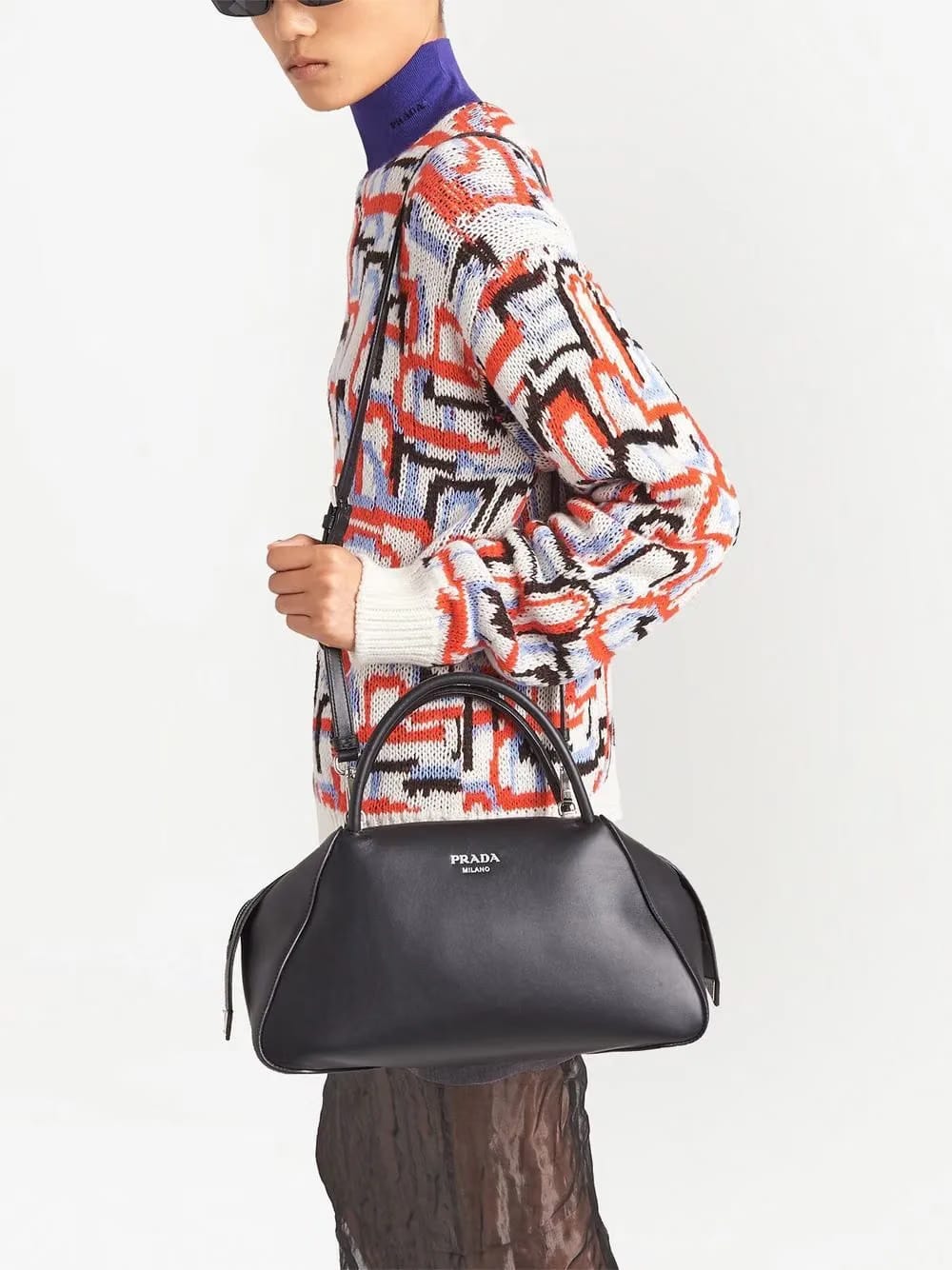 medium logo-embellished tote bag