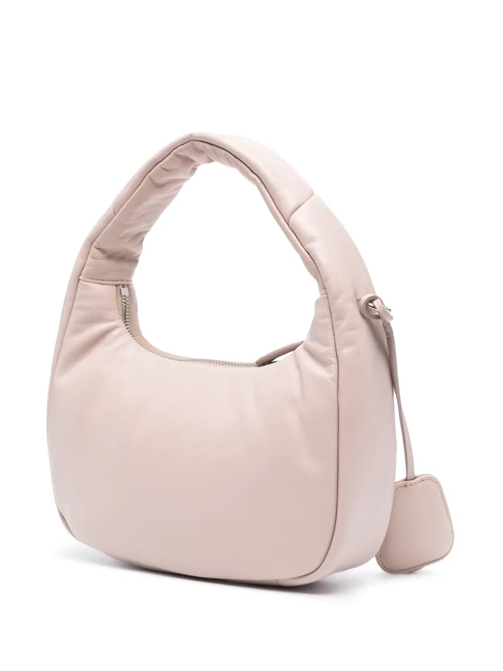 padded leather tote bag