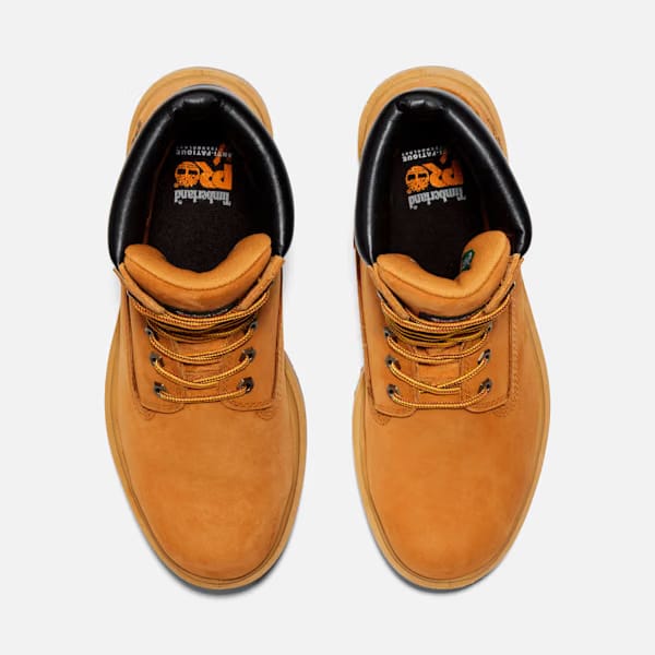 Timberland Pro Direct Attach 6" Waterproof Insulated Steel-Toe Work Boot Wheat Men'S