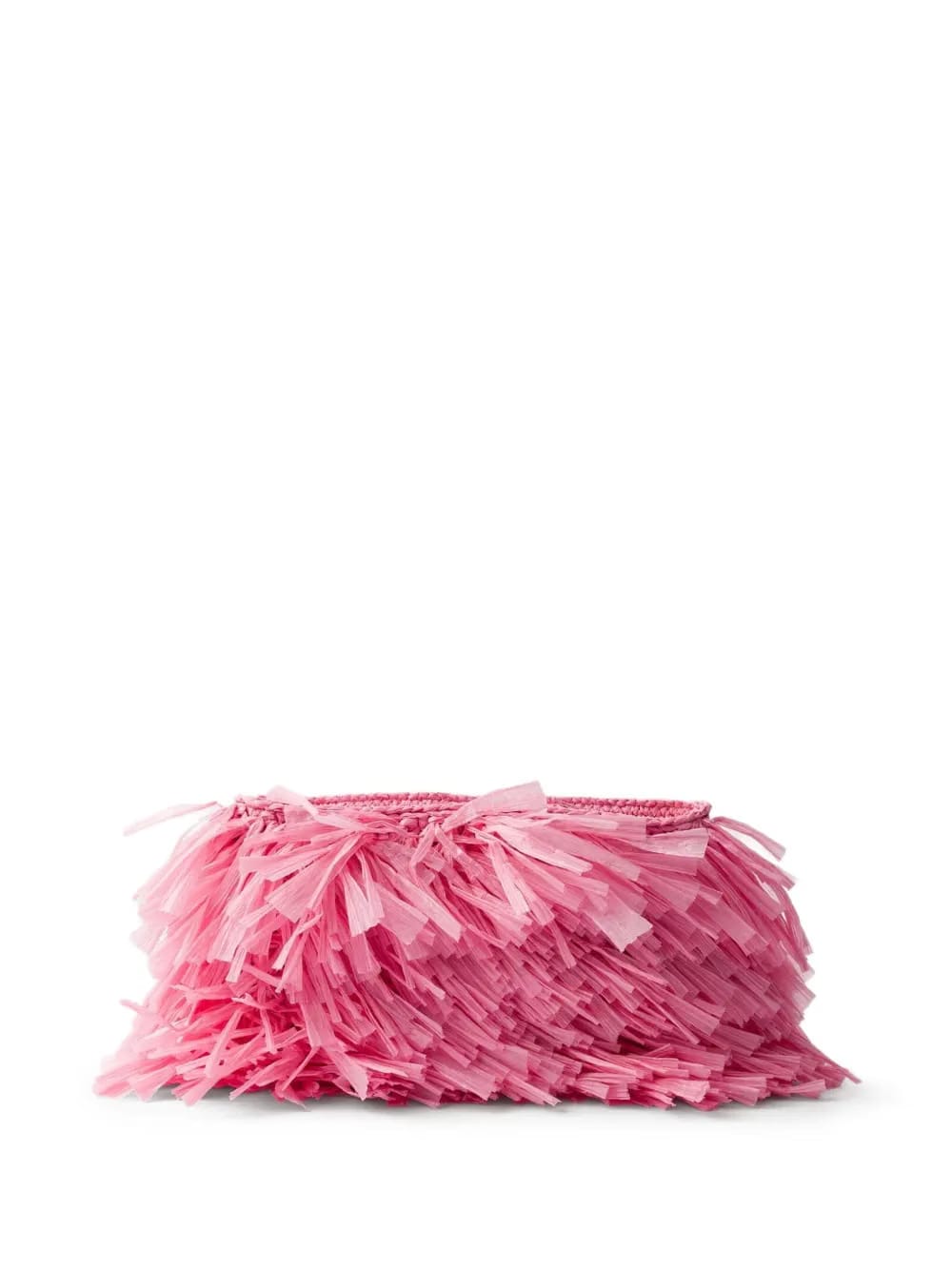 medium fringed clutch bag