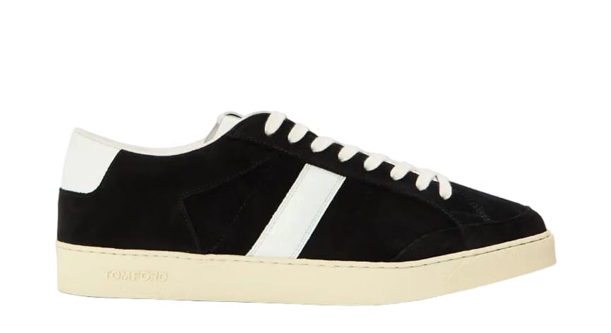 TOM FORD TF Low Top Sn62 'Black/Cream'
