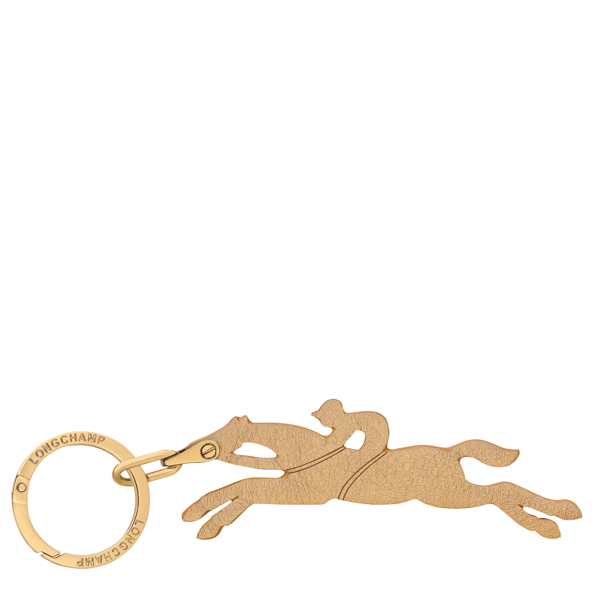 Longchamp Le Pliage Xtra Key ring Gold