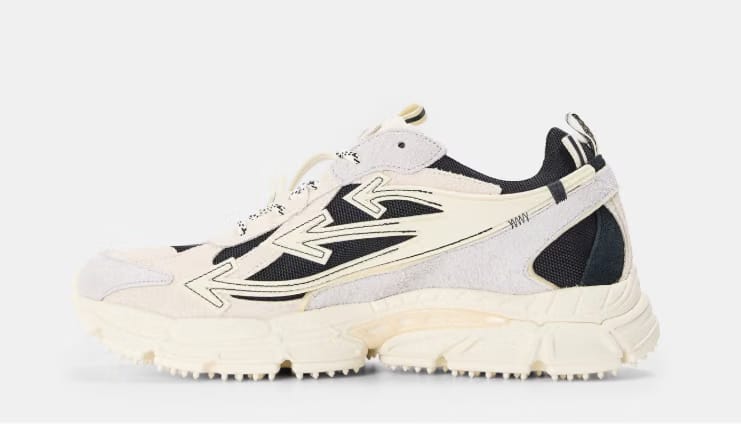 OFF WHITE Off BRB Suede Sn54 'White/Black'