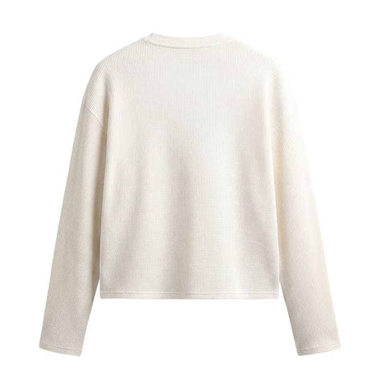 No Soul Muse Be Autyst Off White Waffle T-shirt
