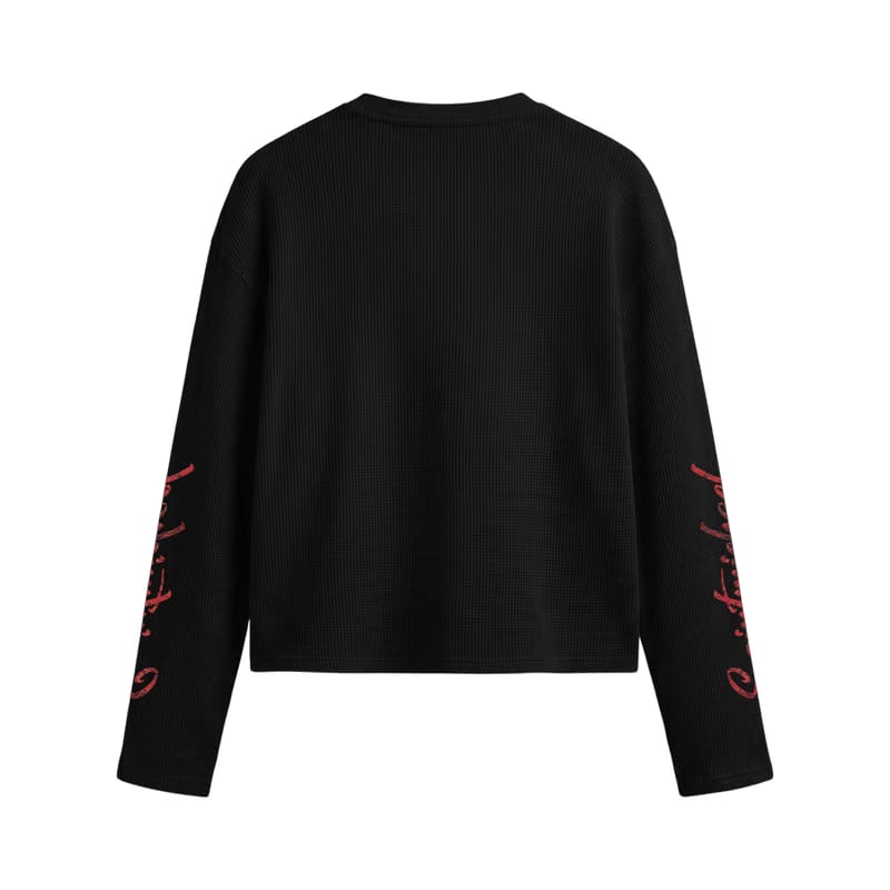 Sainthead Black Waffle T-shirt