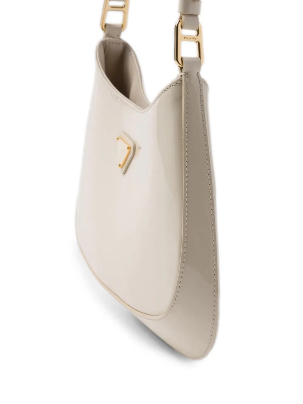 Cleo patent-leather shoulder bag