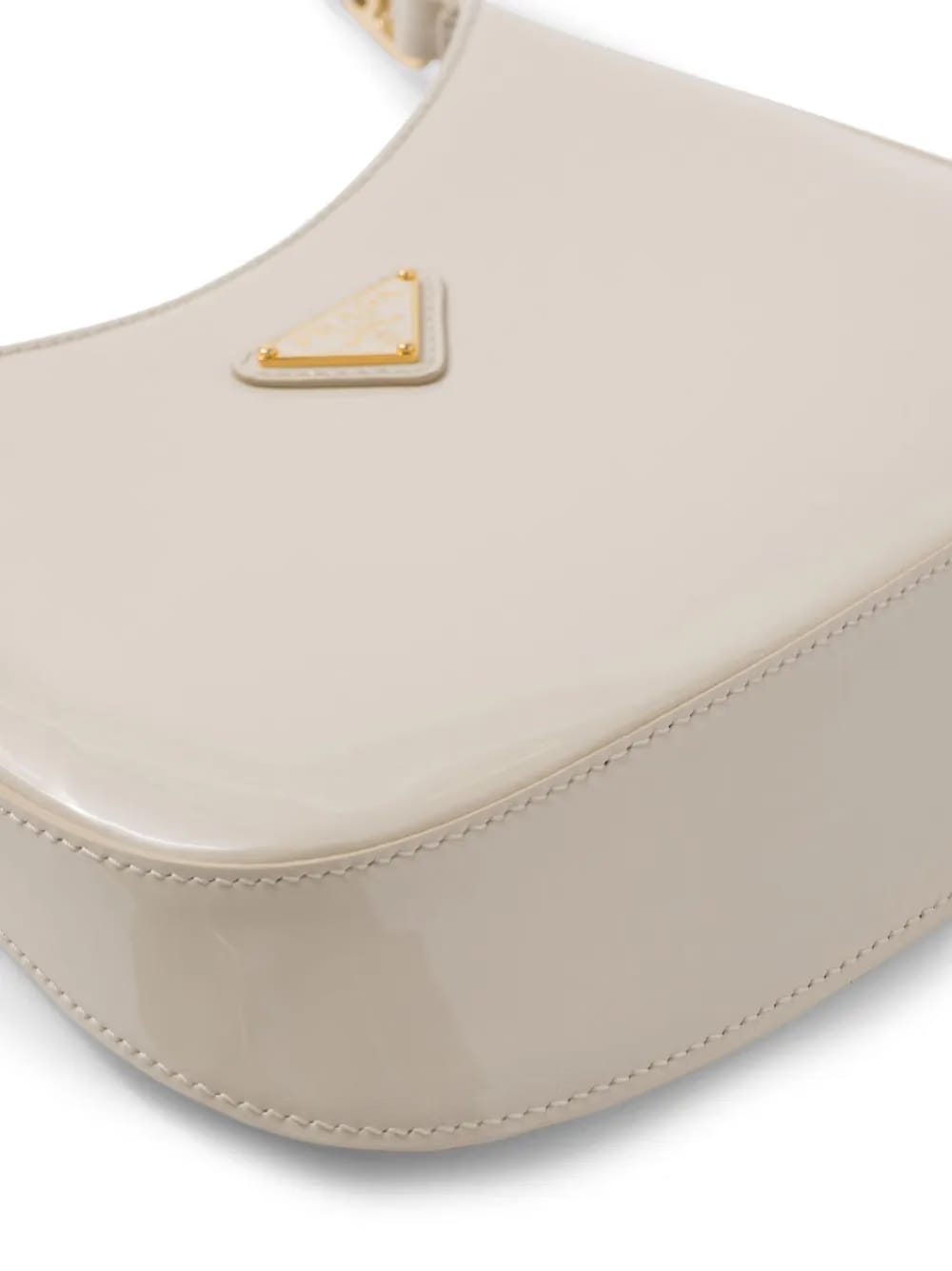 Cleo patent-leather shoulder bag