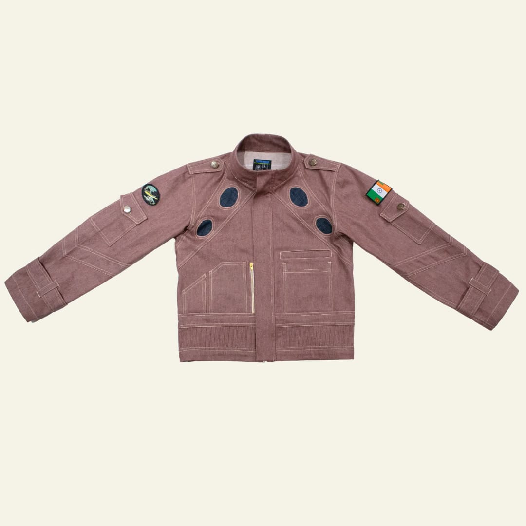 Pink Denim Space age Jacket