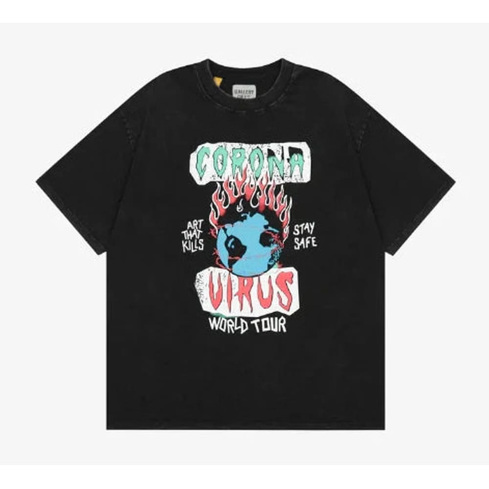 GALLERY DEPT. ATK CORONA TOUR T-Shirt BLACK