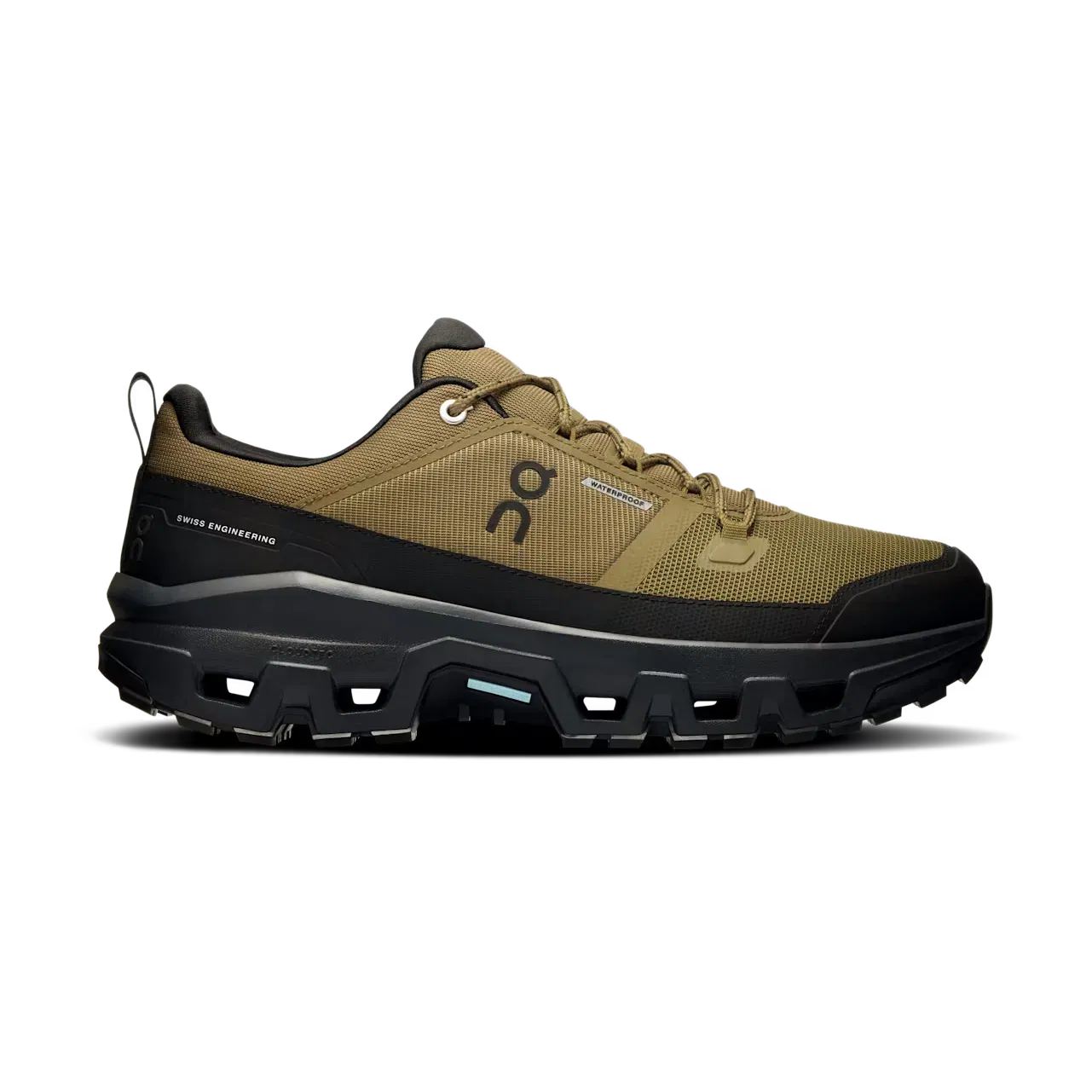On Running Cloudrock Low Waterproof Hunter | Black