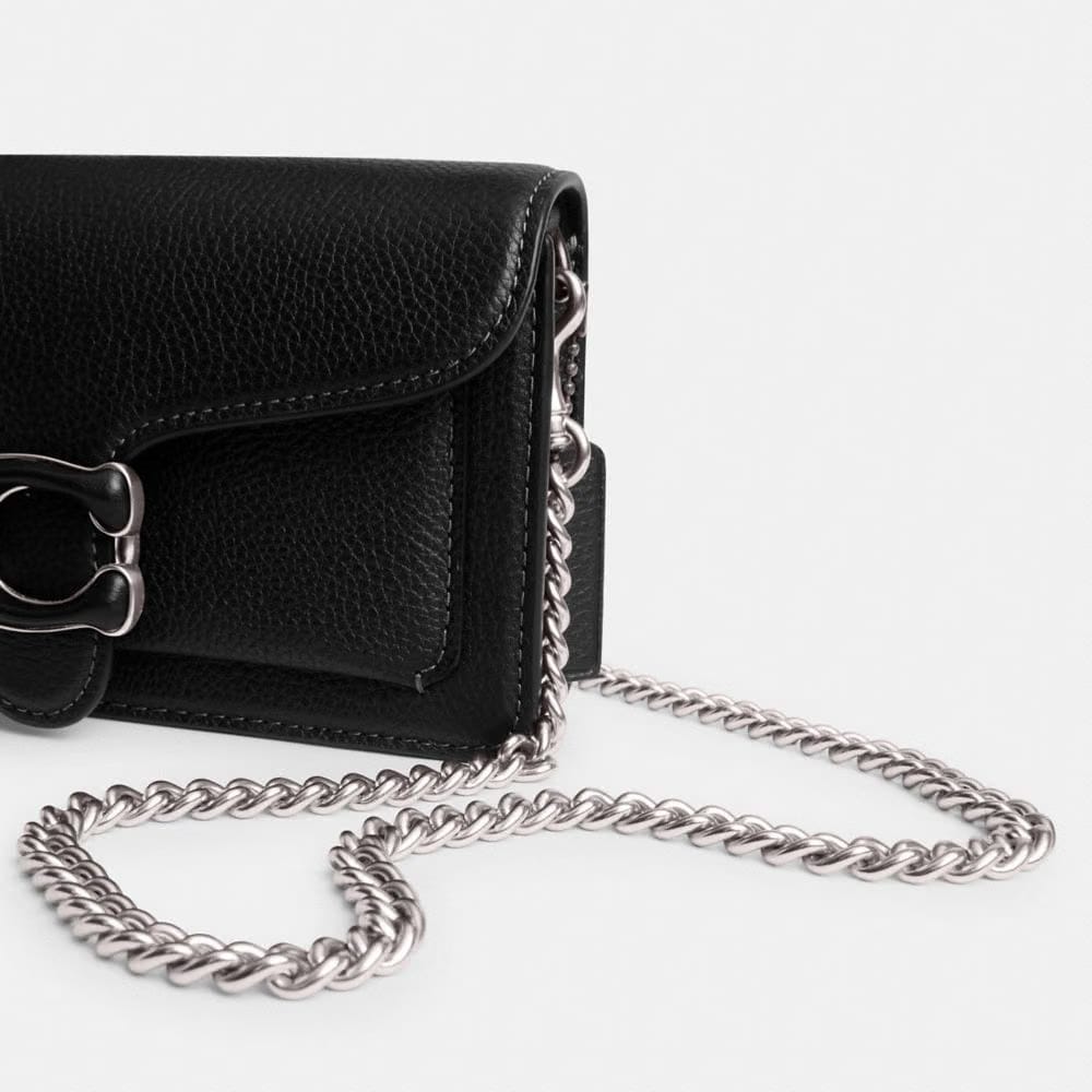 Coach Crossbody Chain Strap Silver