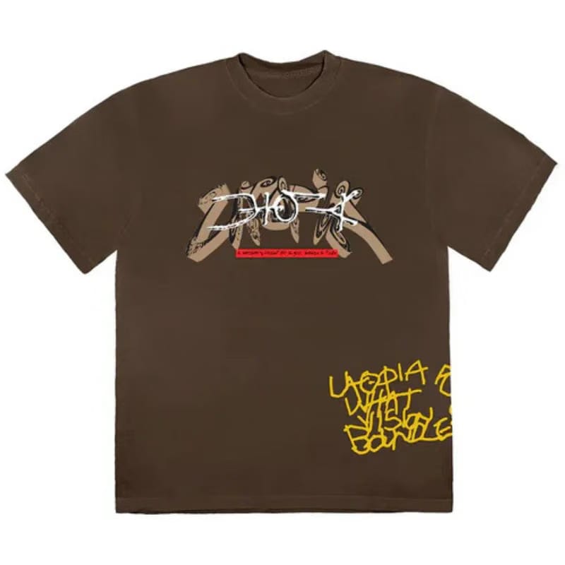 Travis Scott UTOPIA T-Shirt Brown