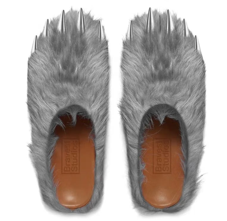 Bravest Studios Bear Claw Mule Grey