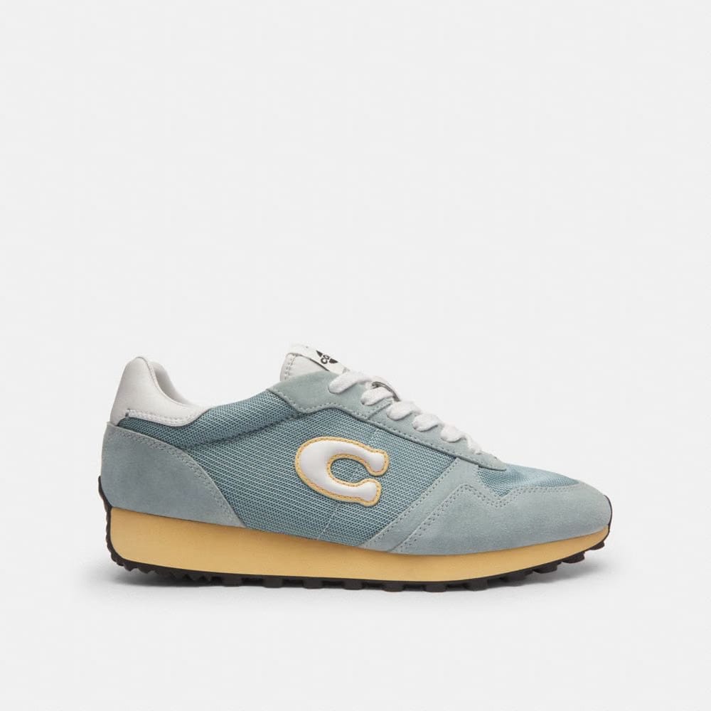 Women's Coach Retro Runner Sea Mist Optic White