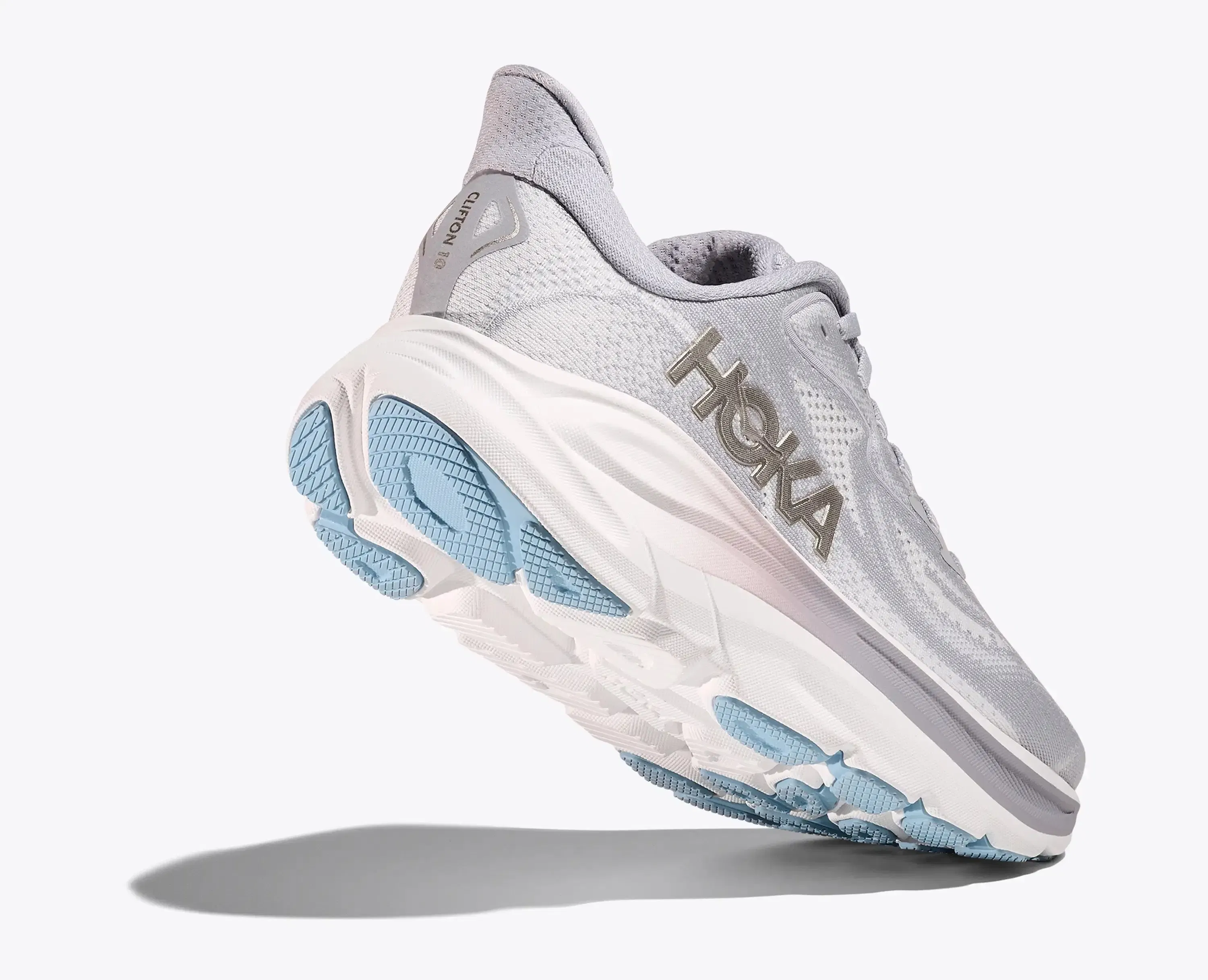 Hoka Women'S Clifton 10 Ash Grey Foggy Grey