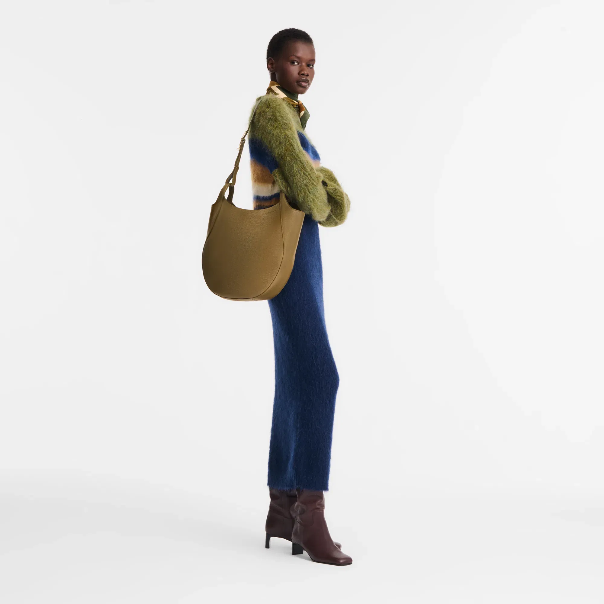 Longchamp Le Foulonné L Hobo bag Caper