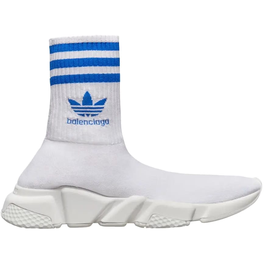 BALENCIAGA X ADIDAS SPEED TRAINERS BLUE