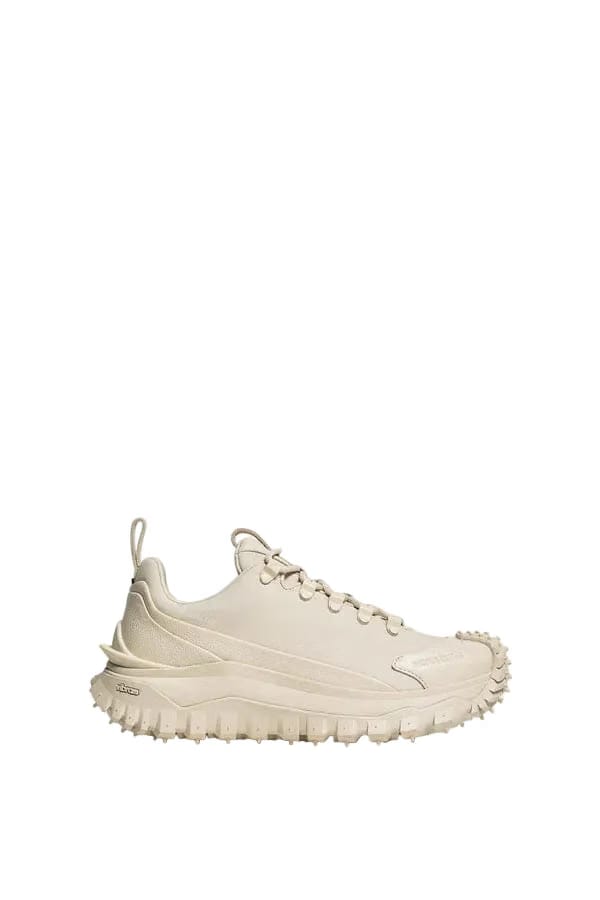 Moncler Trailgrip APEX2GTX Nubuck & Leather Sneakers White