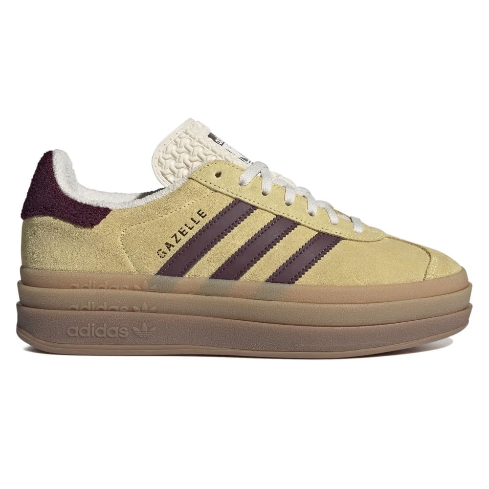 adidas Gazelle Bold 'Almost Yellow Maroon' (W)