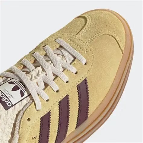 adidas Gazelle Bold 'Almost Yellow Maroon' (W)