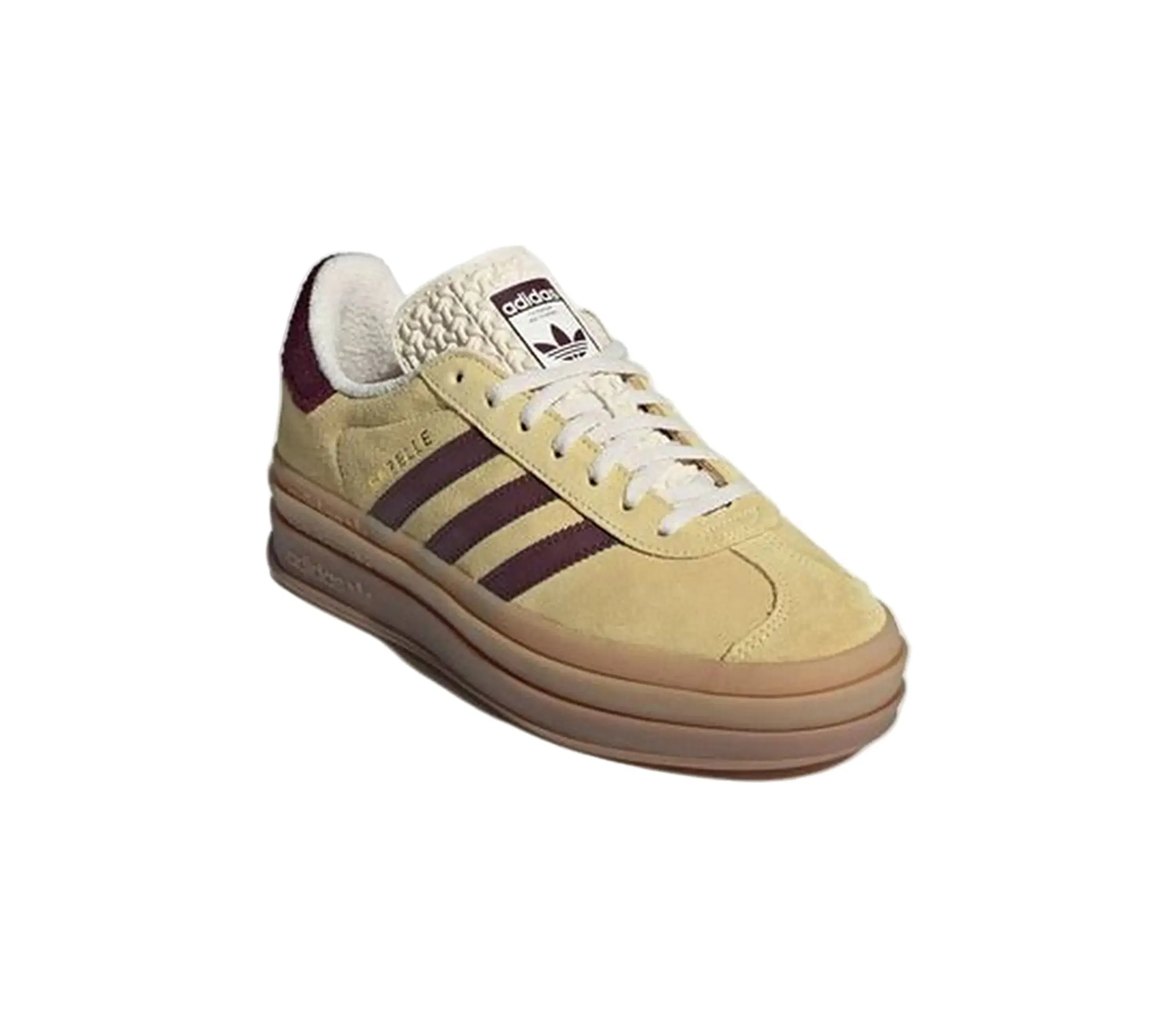 adidas Gazelle Bold 'Almost Yellow Maroon' (W)