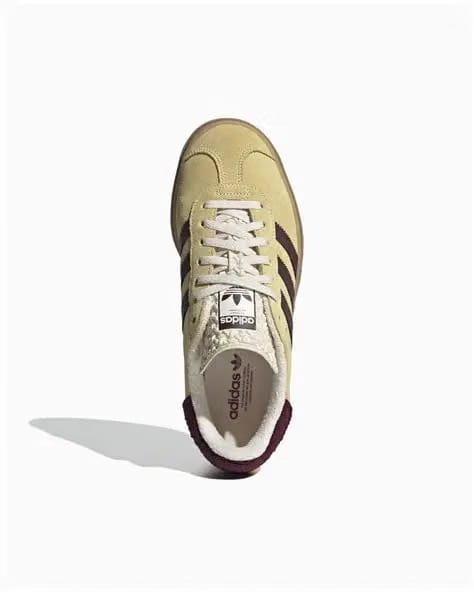 adidas Gazelle Bold 'Almost Yellow Maroon' (W)