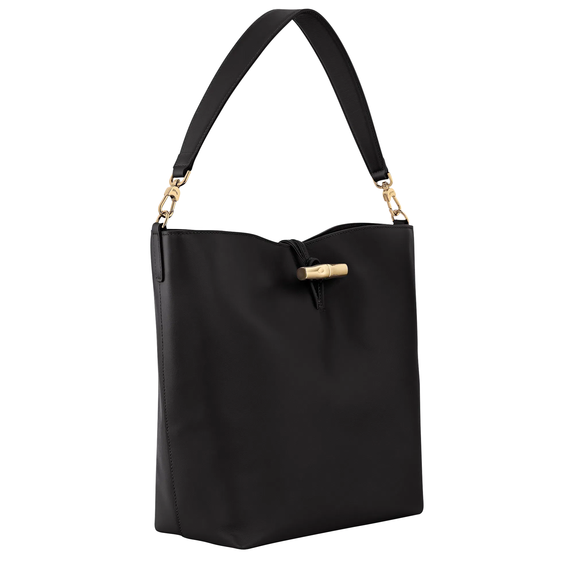 Longchamp Le Roseau M Hobo bag Black