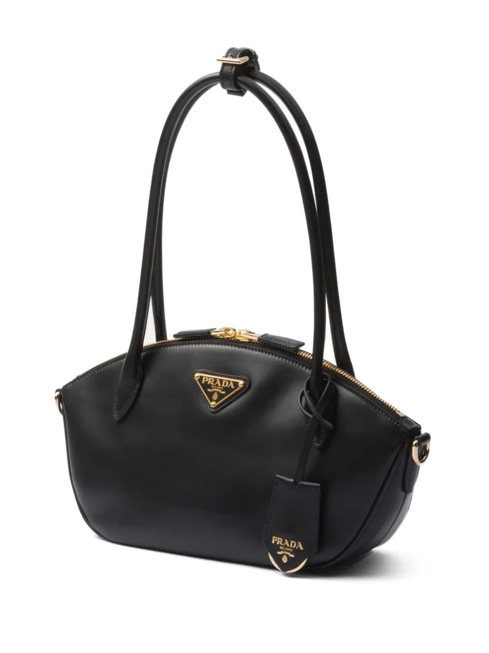 small leather handbag