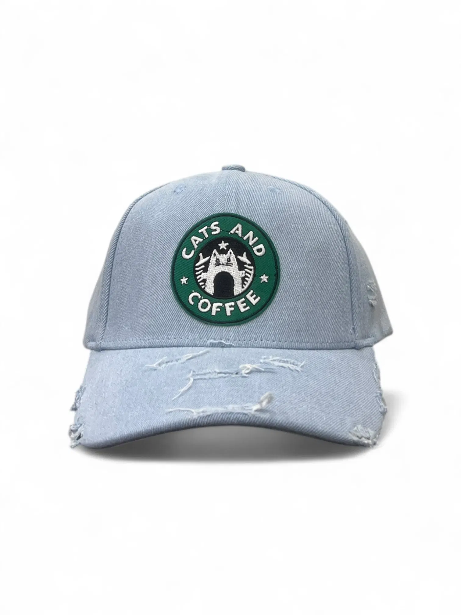 Cats and Coffee - Denim Cap