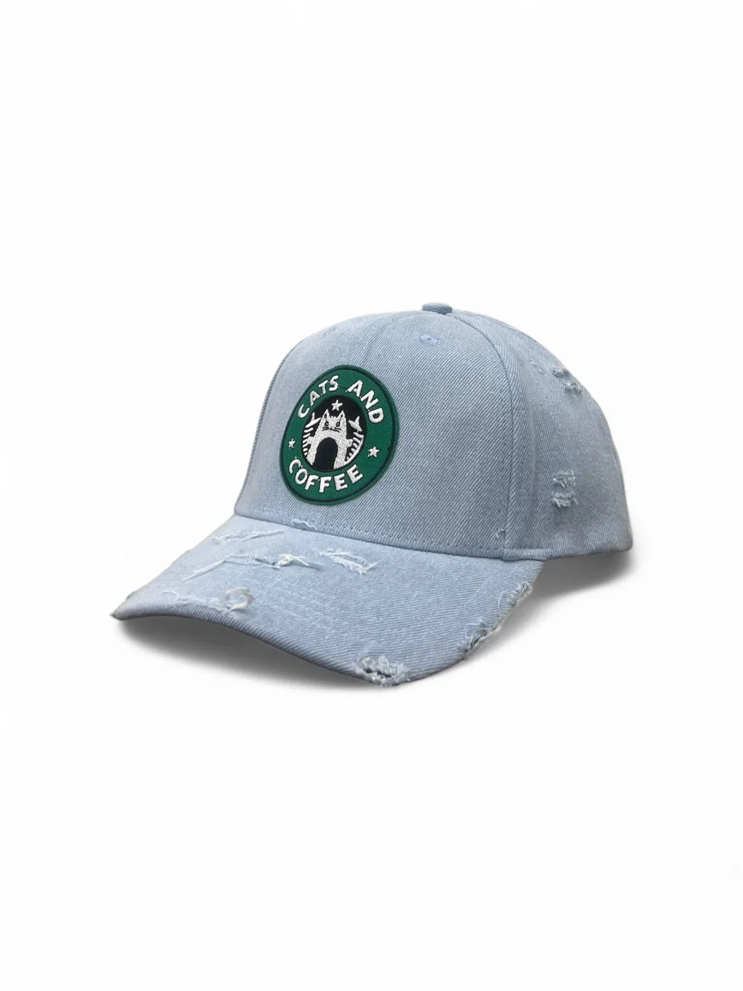 Cats and Coffee - Denim Cap