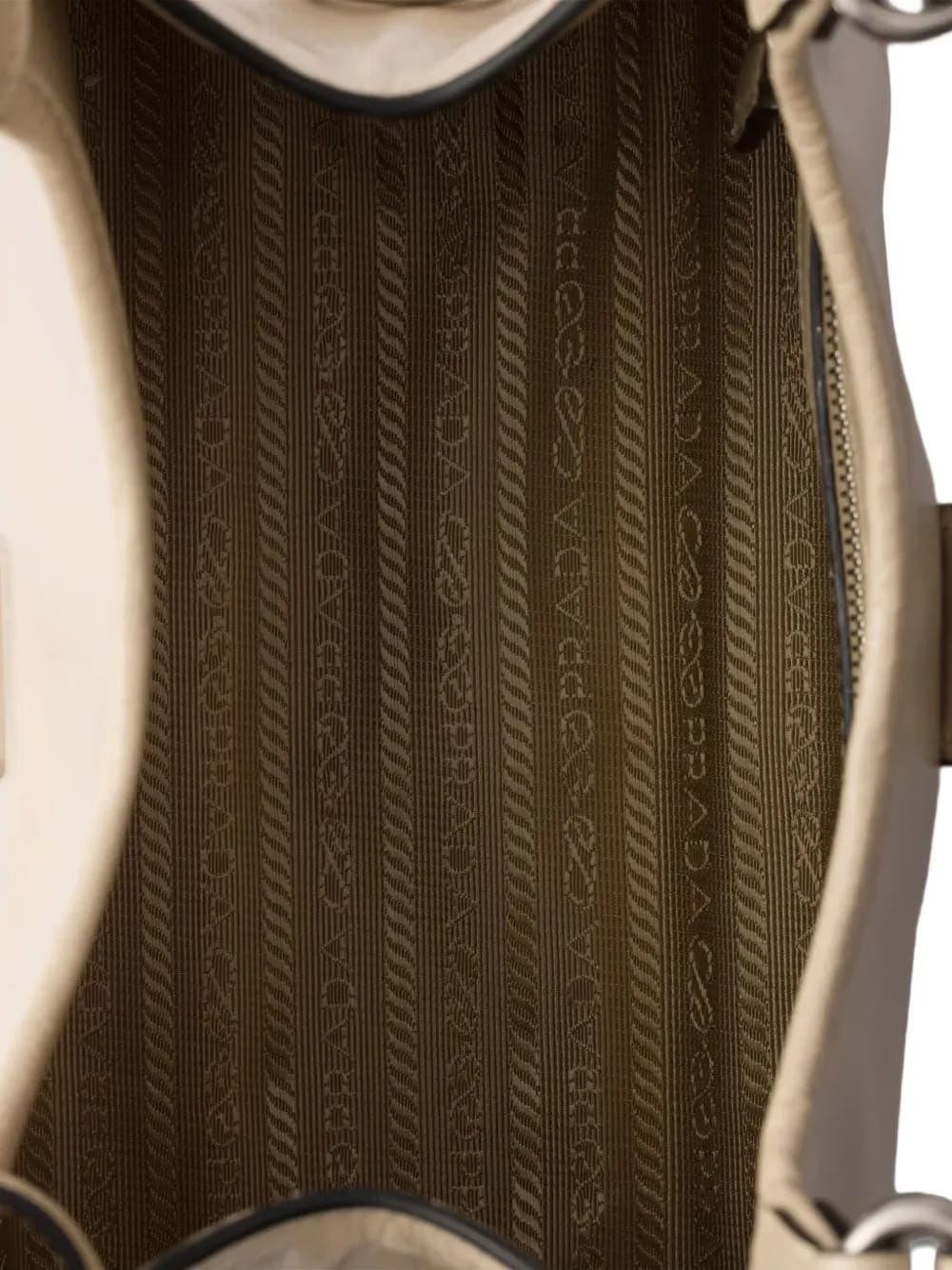 small leather push-lock tote bag