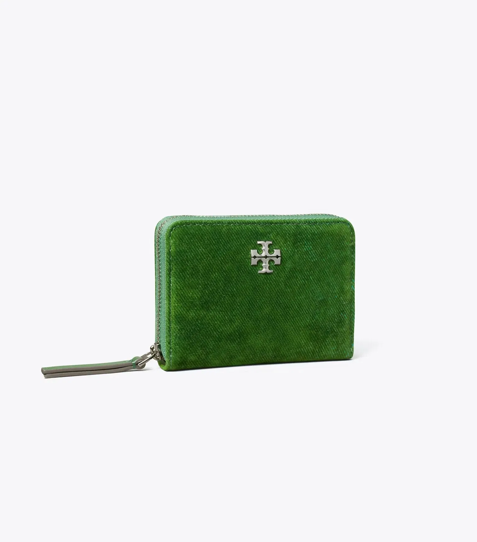 Small Kira Flocked Zip-Around Wallet