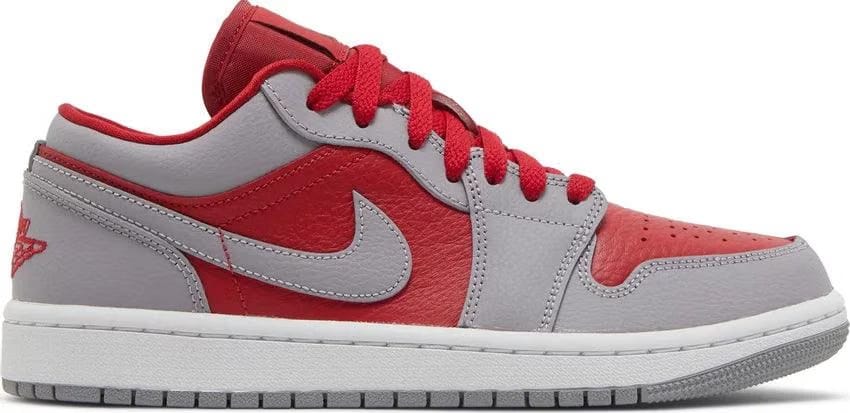 Wmns Air Jordan 1 Low SE 'Split - Gym Red Cement Grey'