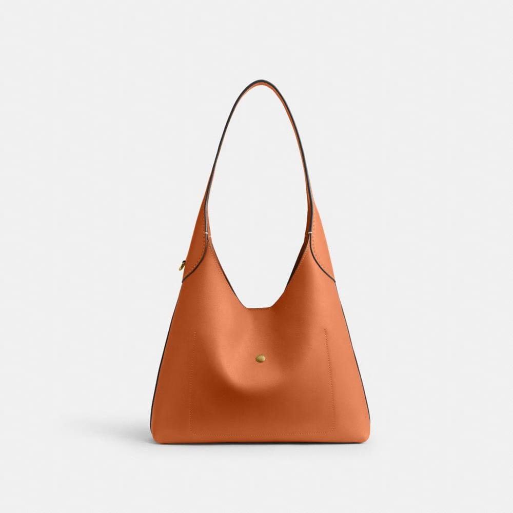 Coach Brooklyn Shoulder Bag 28 Brass Toffee