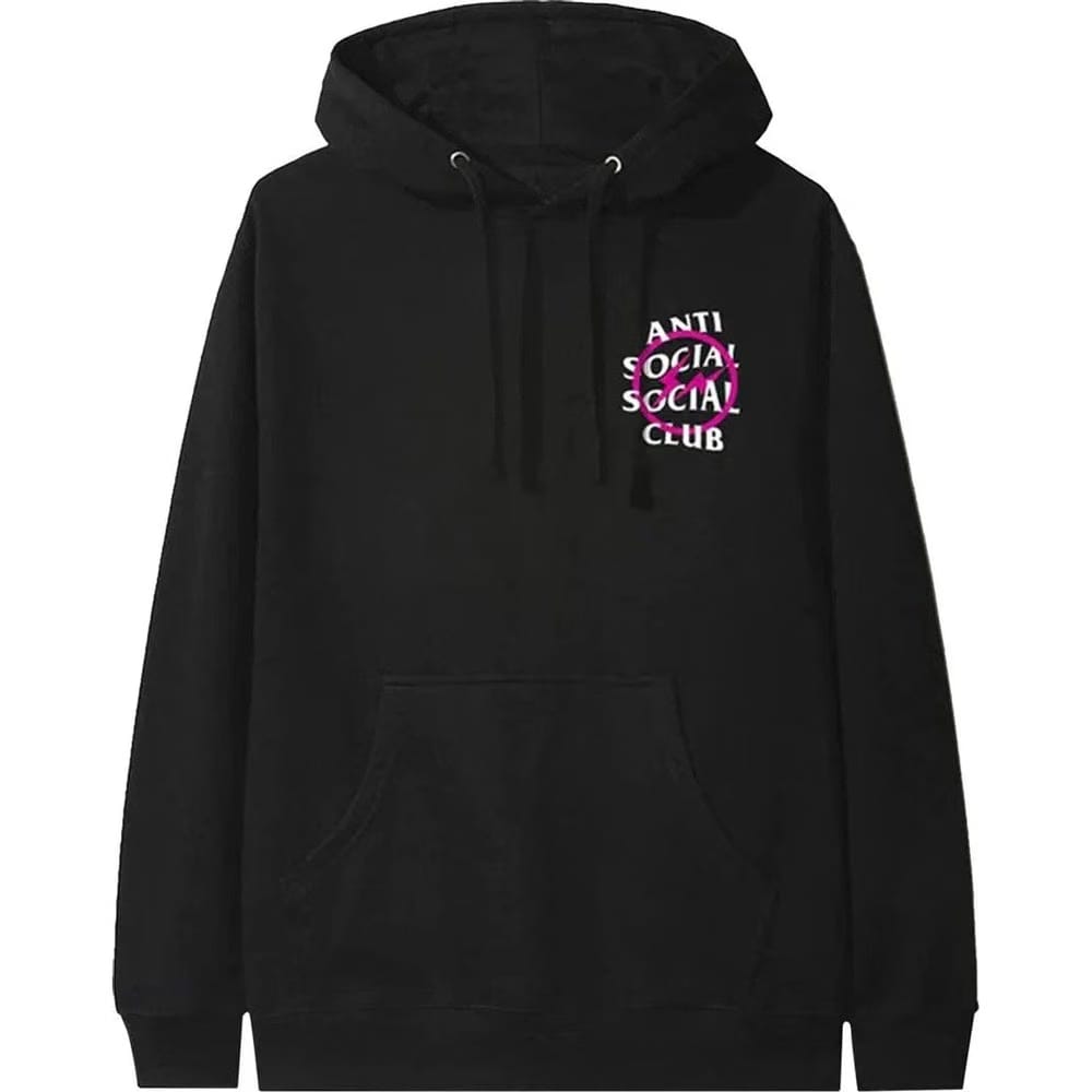 Anti Social Social Club x Fragment Bolt Hoodie 'Pink'