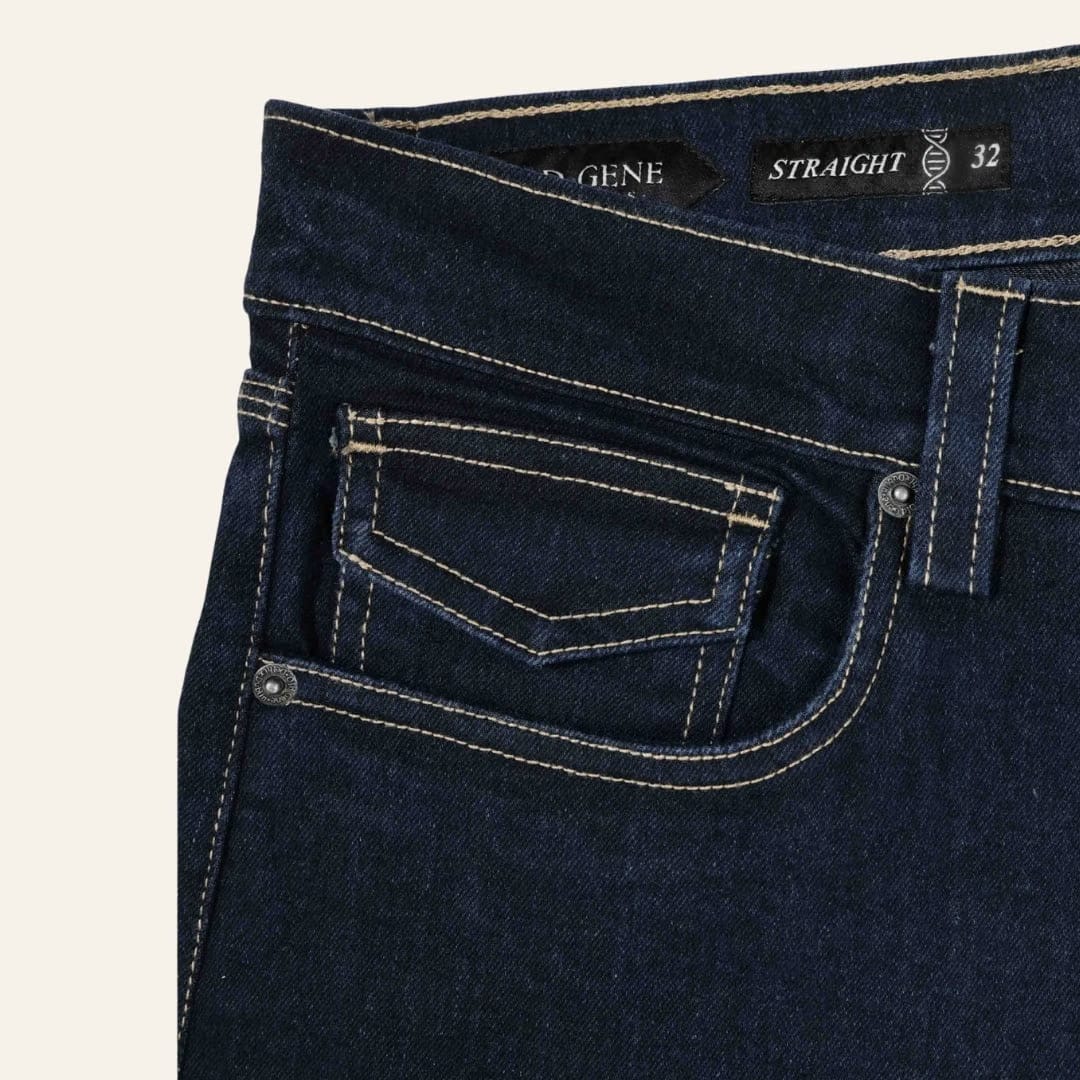 Men's Dark Blue Selvedge Jeans - Vintage India