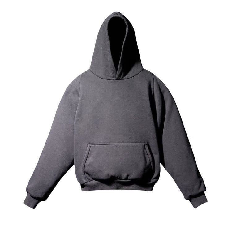 Yeezy Gap Engineered by Balenciaga Logo Shrunken Hoodie Black