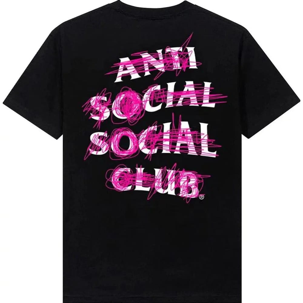 Anti Social Social Club Never Mind Tee "Black"